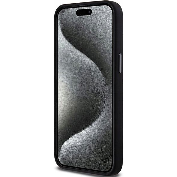 DKNY DKNY DKHCP15LSMCBSK iPhone 15 Pro 6.1" czarny/black hardcase Liquid Silicone Metal Logo
