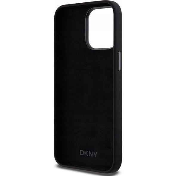 DKNY DKNY DKHCP15LSMCBSK iPhone 15 Pro 6.1" czarny/black hardcase Liquid Silicone Metal Logo