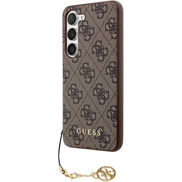 Guess Guess GUHCSA35GF4GBR A35 A356 brązowy/brown hardcase 4G Charms Collection