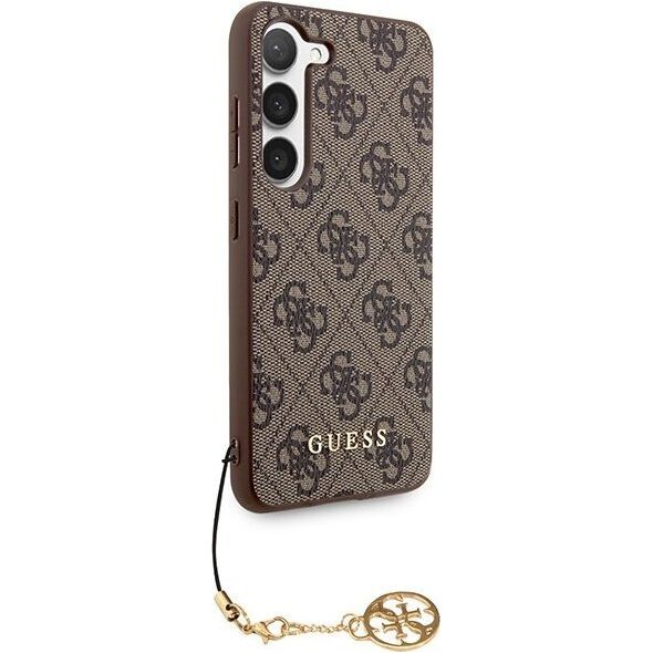 Guess Guess GUHCSA35GF4GBR A35 A356 brązowy/brown hardcase 4G Charms Collection