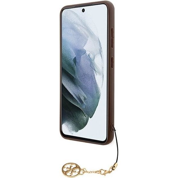 Guess Guess GUHCSA35GF4GBR A35 A356 brązowy/brown hardcase 4G Charms Collection