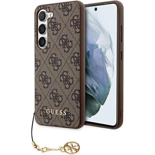 Guess Guess GUHCSA55GF4GBR A55 A556 brązowy/brown hardcase 4G Charms Collection