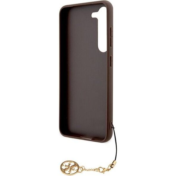 Guess Guess GUHCSA55GF4GBR A55 A556 brązowy/brown hardcase 4G Charms Collection