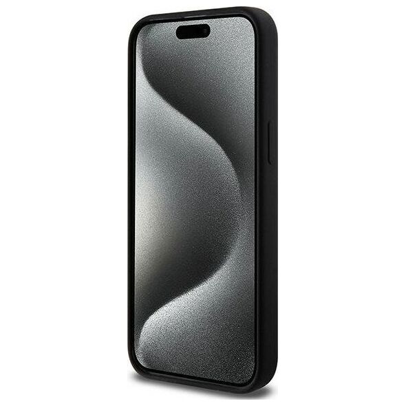 Karl Lagerfeld Karl Lagerfeld KLHMP15LSCHPPLK iPhone 15 Pro 6.1" czarny/black hardcase Silicone Choupette Head MagSafe