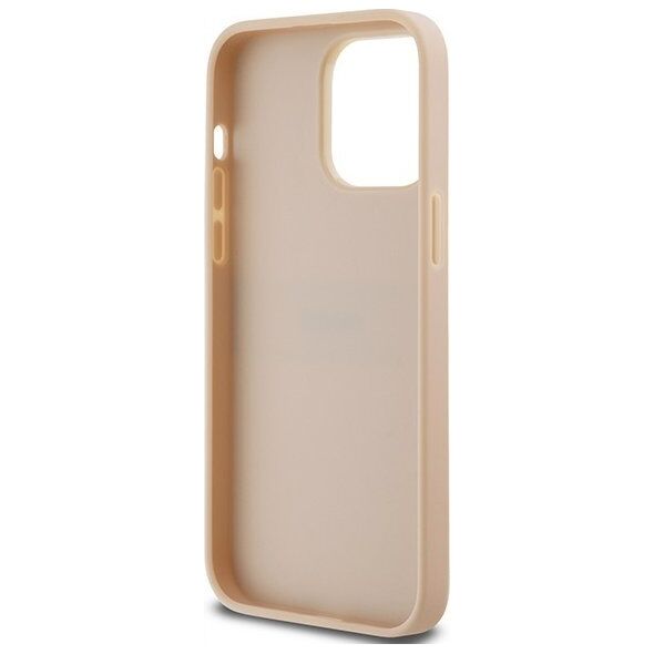 DKNY DKNY DKHCP14XPRTHSLP iPhone 14 Pro Max 6.7" różowy/pink hardcase Leather Mono Stripe & Metal Logo