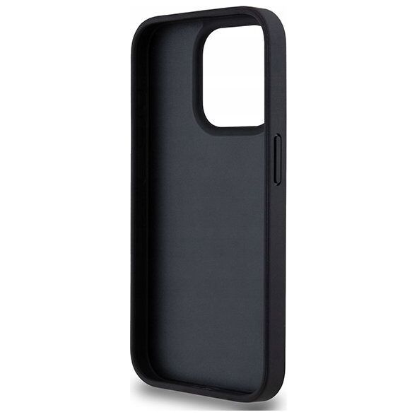 DKNY DKNY DKHCP15XPCPTSSK iPhone 15 Pro Max 6.7" czarny/black hardcase Leather Checkered Mono Pattern & Printed Stripes