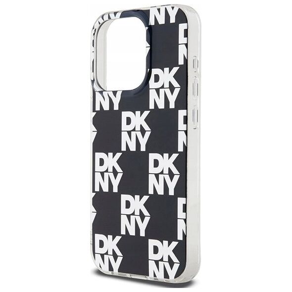DKNY DKNY DKHCP15XHDLCEK iPhone 15 Pro Max 6.7" czarny/black hardcase IML Checkered Mono Pattern