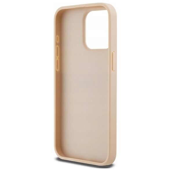 DKNY DKNY DKHCP15XPRTHSLP iPhone 15 Pro Max 6.7" różowy/pink hardcase Leather Mono Stripe & Metal Logo