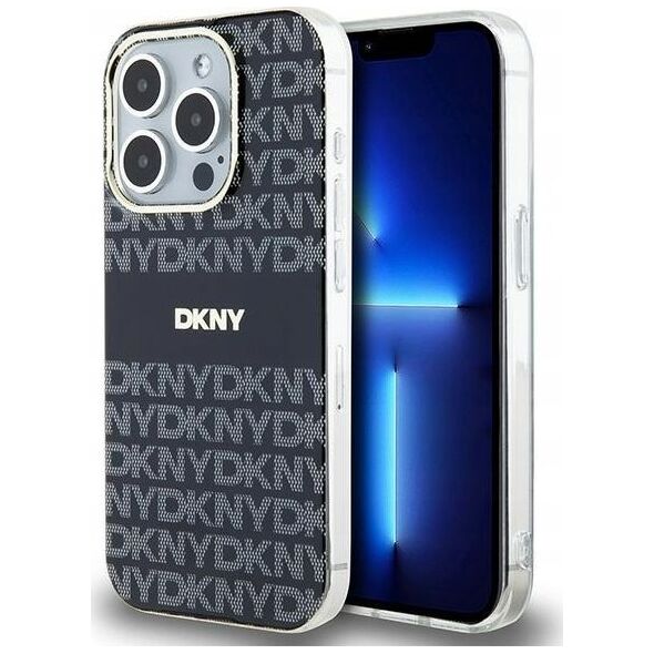 DKNY DKNY DKHMP13XHRHSEK iPhone 13 Pro Max 6.7" czarny/black hardcase IML Mono & Stripe MagSafe