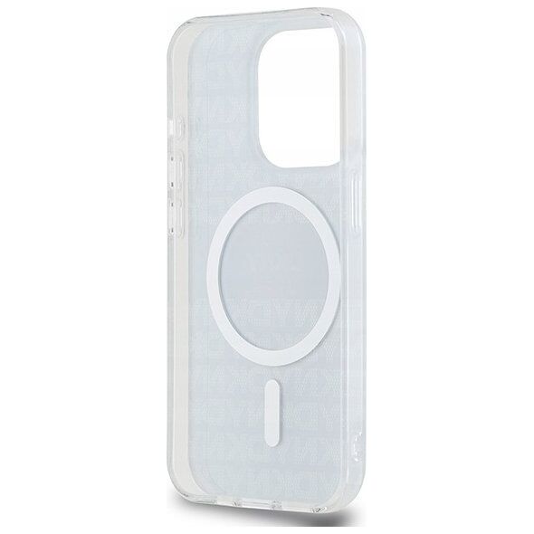 DKNY DKNY DKHMP14LHRHSEK iPhone 14 Pro 6.1" czarny/black hardcase IML Mono & Stripe MagSafe