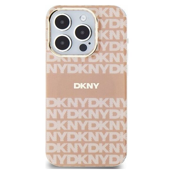 DKNY DKNY DKHMP13XHRHSEP iPhone 13 Pro Max 6.7" różowy/pink hardcase IML Mono & Stripe MagSafe