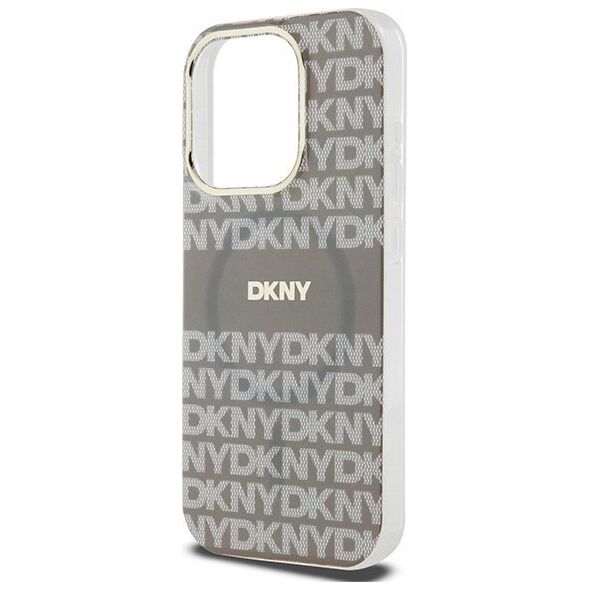 DKNY DKNY DKHMP15XHRHSEE iPhone 15 Pro Max 6.7" beżowy/beige hardcase IML Mono & Stripe MagSafe