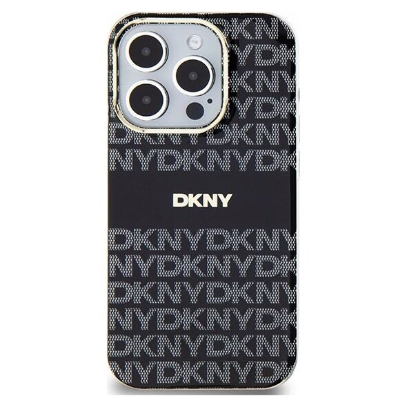 DKNY DKNY DKHMP15XHRHSEK iPhone 15 Pro Max 6.7" czarny/black hardcase IML Mono & Stripe MagSafe