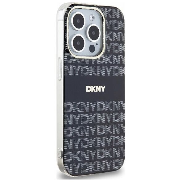 DKNY DKNY DKHMP15XHRHSEK iPhone 15 Pro Max 6.7" czarny/black hardcase IML Mono & Stripe MagSafe