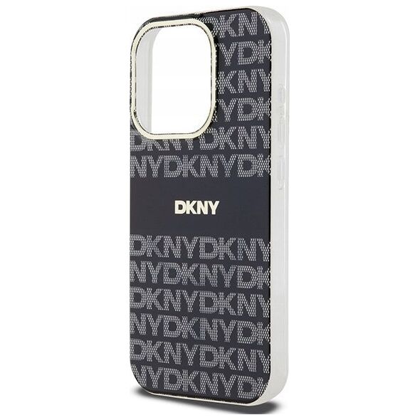 DKNY DKNY DKHMP15XHRHSEK iPhone 15 Pro Max 6.7" czarny/black hardcase IML Mono & Stripe MagSafe