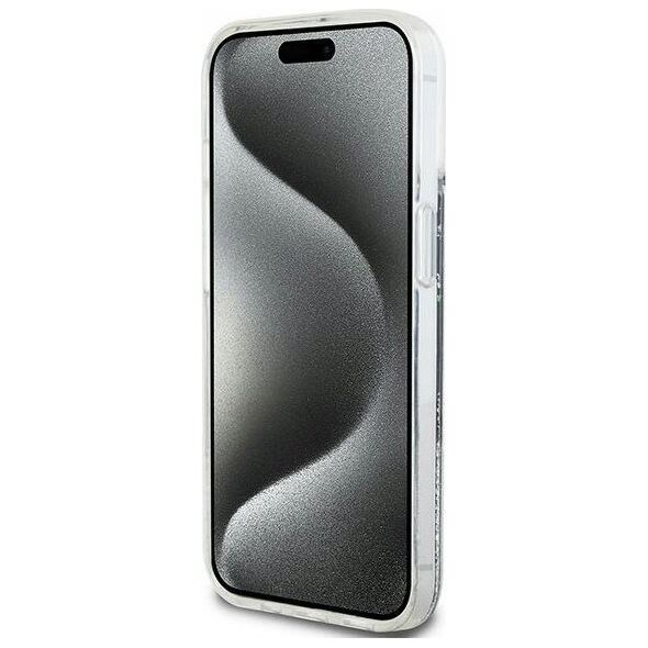 DKNY DKNY Liquid Glitter Big Logo - Etui iPhone 15 / 14 / 13 (czarny)
