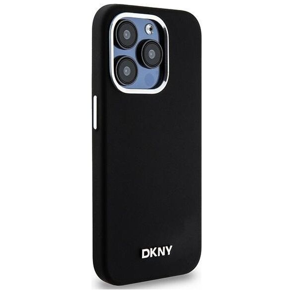 DKNY DKNY Liquid Silicone Small Metal Logo MagSafe - Etui iPhone 14 Pro (czarny)