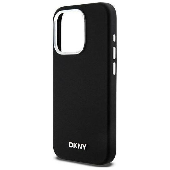 DKNY DKNY Liquid Silicone Small Metal Logo MagSafe - Etui iPhone 14 Pro (czarny)