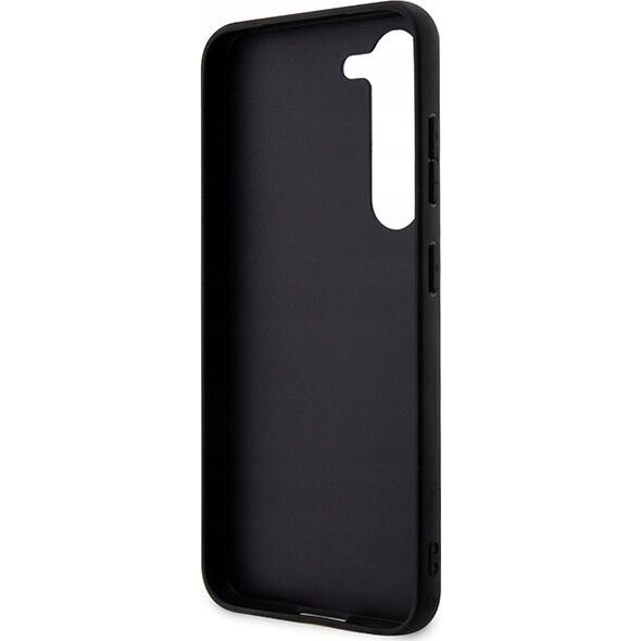 Guess Oryginalne Etui GUESS Hardcase GUHCS24S4GMGGR do Samsung S24 (Leather 4G Metal Logo / czarny)