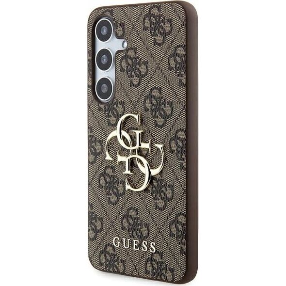 Guess GUESS futerał do SAMSUNG A35 GUHCSA354GMGBR (PU Big 4G Metal Logo) brązowy