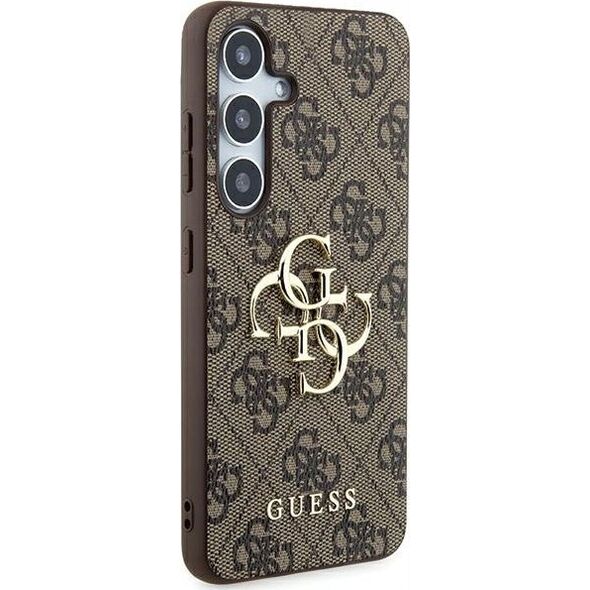 Guess GUESS futerał do SAMSUNG A35 GUHCSA354GMGBR (PU Big 4G Metal Logo) brązowy