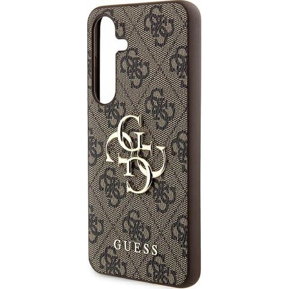 Guess GUESS futerał do SAMSUNG A35 GUHCSA354GMGBR (PU Big 4G Metal Logo) brązowy