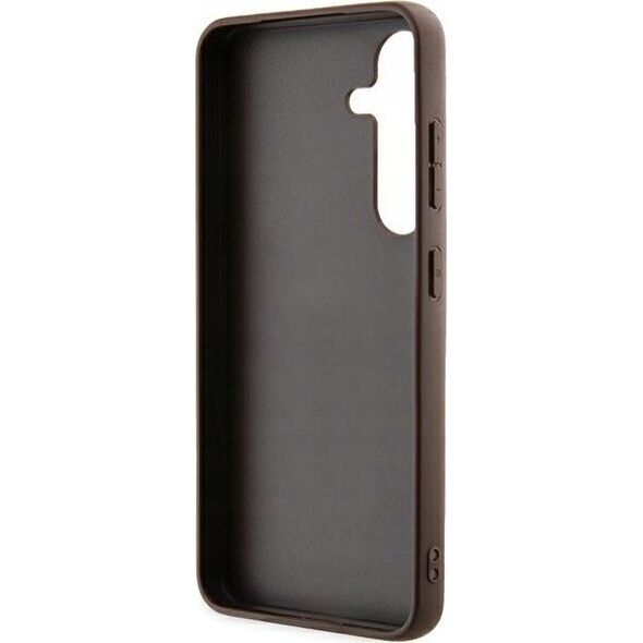 Guess GUESS futerał do SAMSUNG A35 GUHCSA354GMGBR (PU Big 4G Metal Logo) brązowy