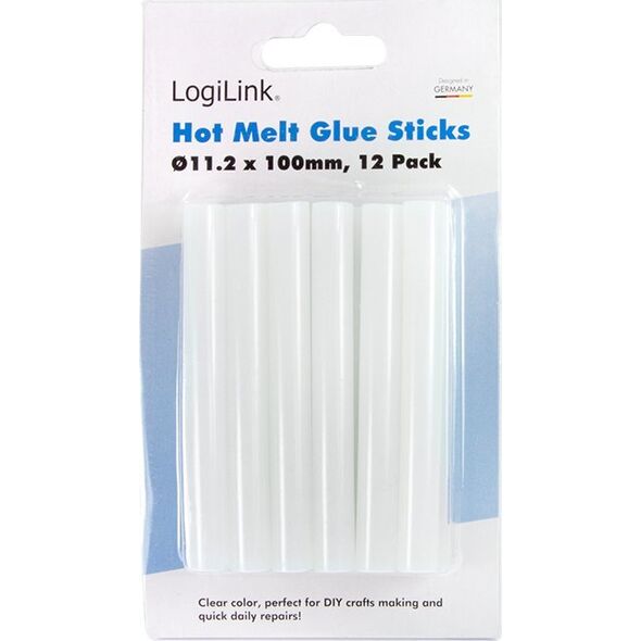 Pistolet do kleju LogiLink LogiLink Heißklebestifte Durchmesser 11,2mm x 100mm,12 Stück