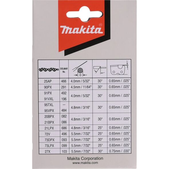 Makita Makita 191H02-6 Saw Chain 35cm 1,1mm 3/8  HM