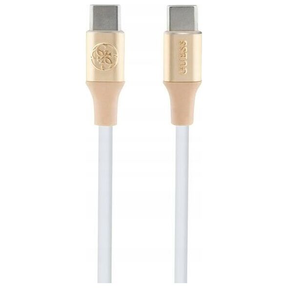 Kabel USB Guess USB-C - USB-C 1.5 m Złoty (GUCCLALRGDD)