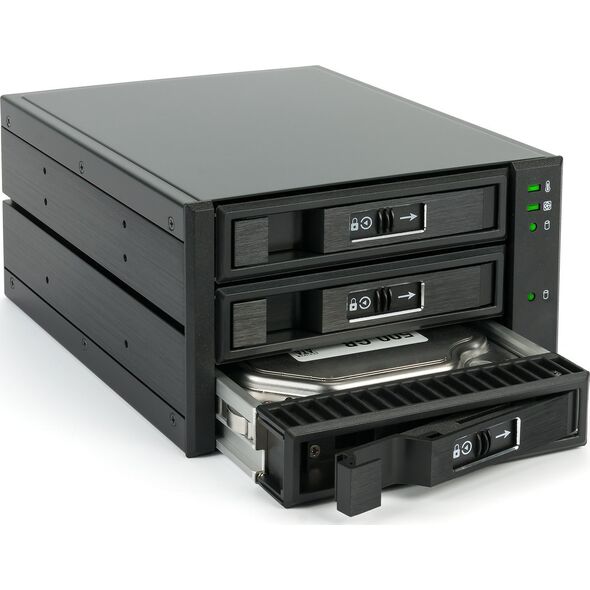 Κελύφος Fantec FANTEC BP-T2131, SAS & SATA backplane για 3x 3.5"/2.5" HDD/SSD, μαύρο