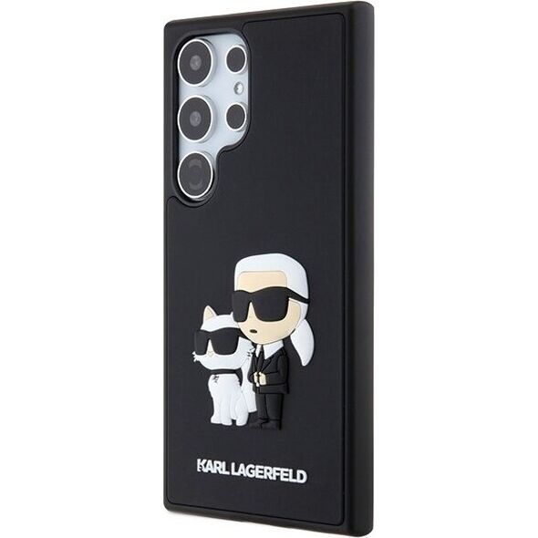 Karl Lagerfeld KARL LAGERFELD SAM S24 ULTRA RUBBER KC NFT KLHCS24L3DRKCNK BLACK