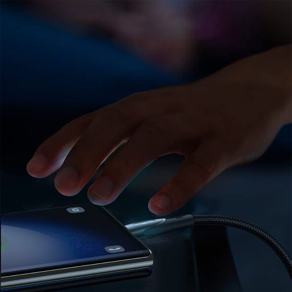 Joyroom Kabel przewód w oplocie Pioneer Series USB-C 240W 1.2m czarny Kabel przewód w oplocie Pioneer Series USB-C 240W 1.2m czarny