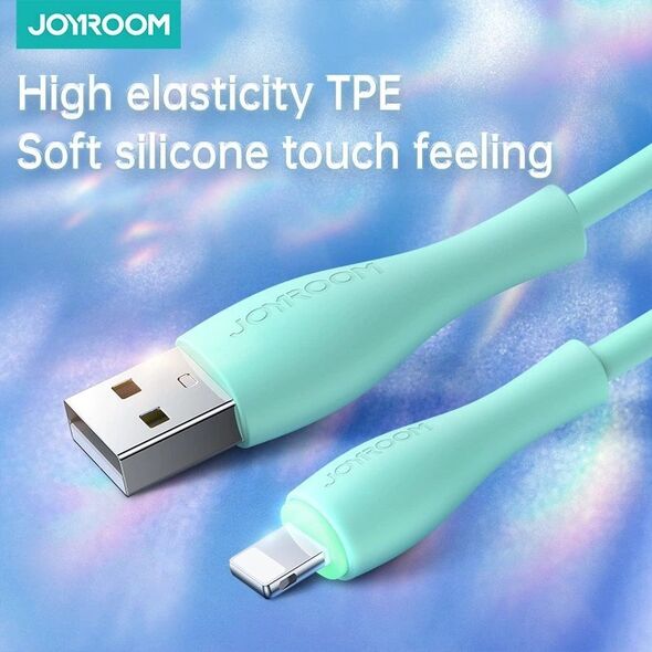 Kabel USB Joyroom USB-A - Lightning 2 m Zielony (JYR987)