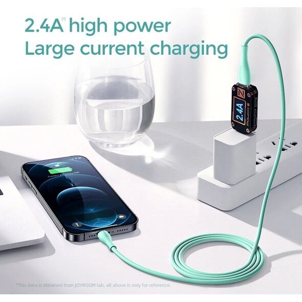 Kabel USB Joyroom USB-A - Lightning 2 m Zielony (JYR987)