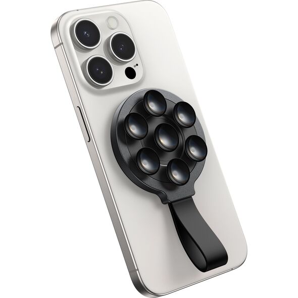 Joyroom Genialny uchwyt na telefon magnetyczny z przyssawkami czarny Genialny uchwyt na telefon magnetyczny z przyssawkami czarny