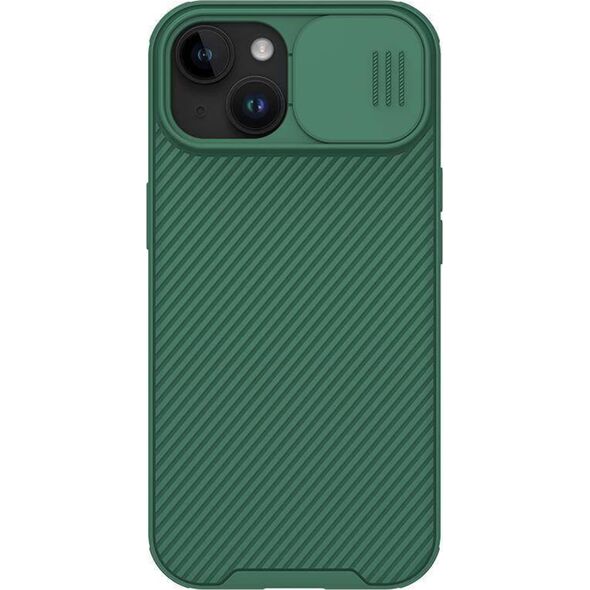 Nillkin Etui APPLE IPHONE 15 PLUS Nillkin CamShield Pro ciemnozielone
