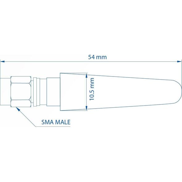 Adapter USB Teltonika TELTONIKA NETWORKS Gerade Kompakte Mobile Antenne
