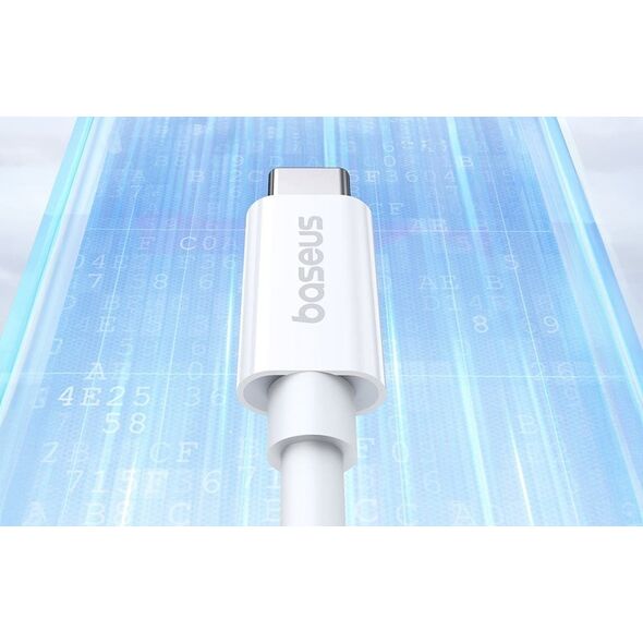 Kabel USB Baseus USB-C - USB-C 1.8 m Biały (BSU4921)