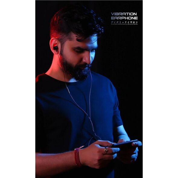 Słuchawki Oem REMAX Earphones - RM-900F Vibration skirta žaidimams Raudona