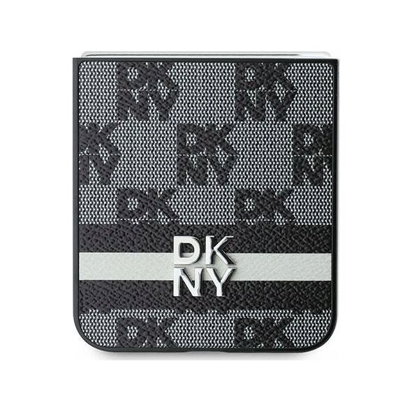 DKNY DKNY DKHCZF6PCPTSSK Z Flip6 F741 czarny/black Chequered Pattern Printed Stripes
