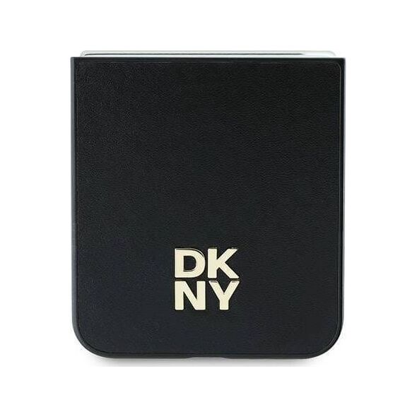 DKNY DKNY DKHCZF6PSMCSLK Z Flip6 F741 czarny/black lether Matal Stack Logo