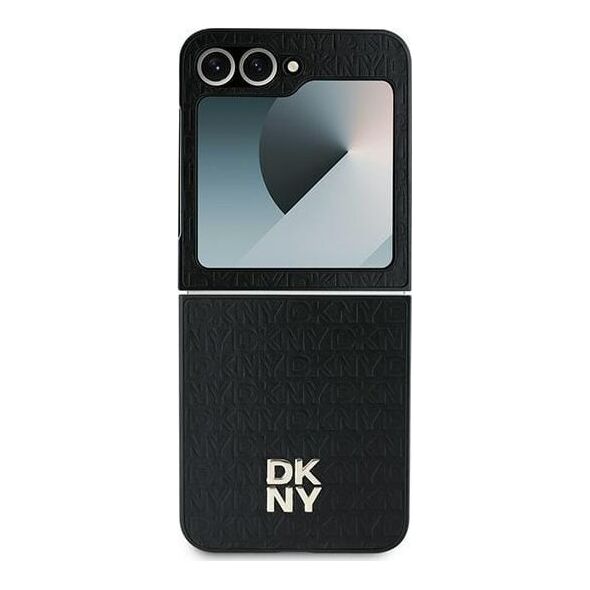 DKNY DKNY DKHCZF6PSHRPSK Z Flip6 F741 czarny/black Repeat Pattern Stack Logo