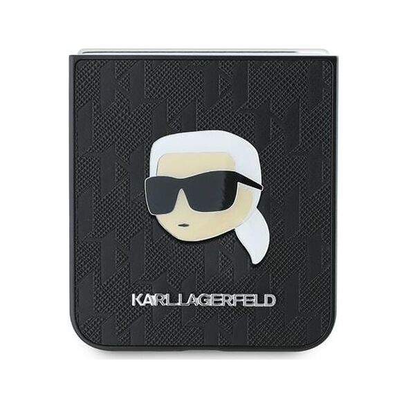 Karl Lagerfeld Karl Lagerfeld KLHCZF6PGKSKIHK Z Flip6 F741czarny/black Saffiano Monogram