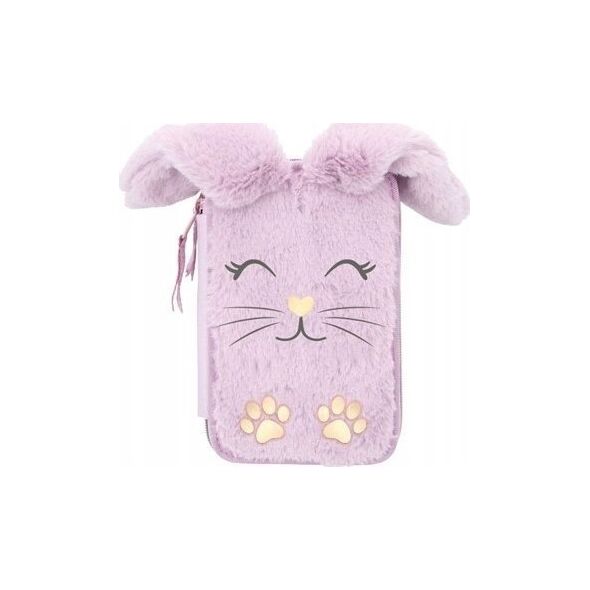 Piórnik Astra Piórnik potrójny z wyp Astrabag Fluffy Bunny ASTRA