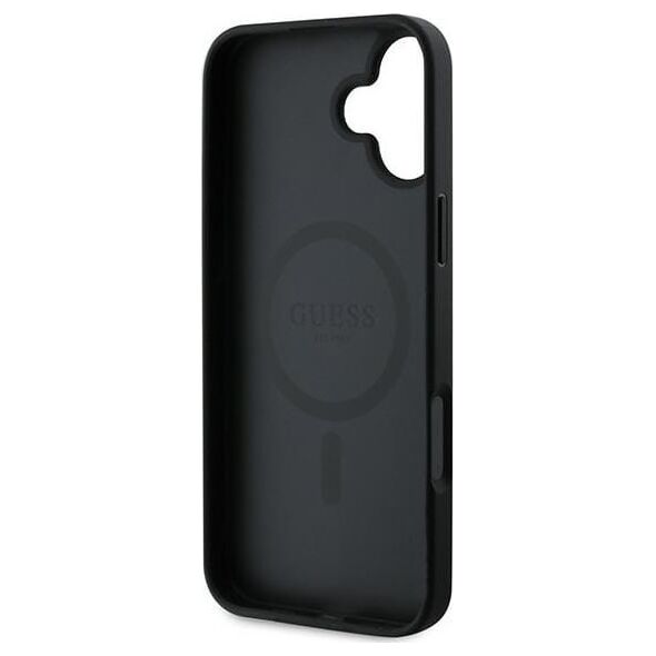 Guess Guess GUHMP16MP4RPSK iPhone 16 Plus 6.7" czarny/black hardcase 4G Printed Stripes MagSafe