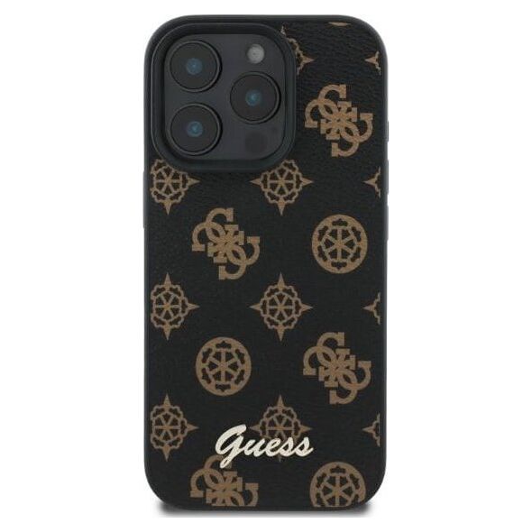 Guess Guess GUHMP16XPGPYSK iPhone 16 Pro Max 6.9" czarny/black hardcase Peony Script MagSafe