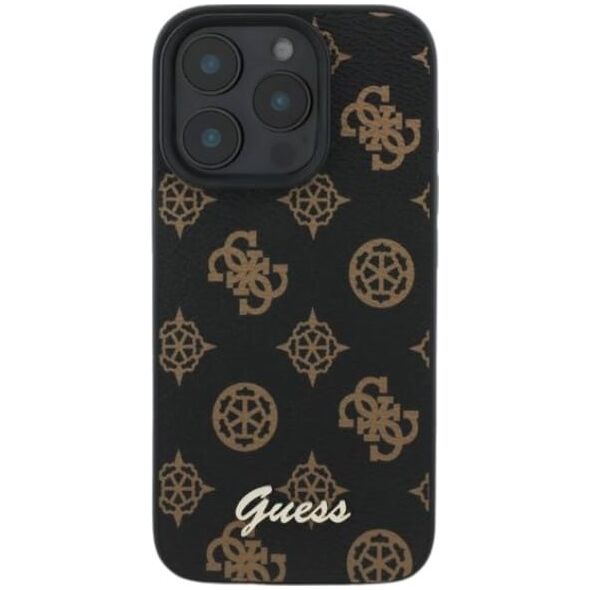 Guess Guess GUHMP16XPGPYSK iPhone 16 Pro Max 6.9" czarny/black hardcase Peony Script MagSafe