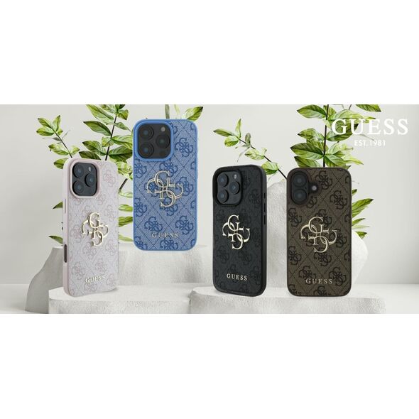 Guess Guess GUHCP16S4GMGGR iPhone 16 6.1" czarny/black hardcase 4G Big Logo