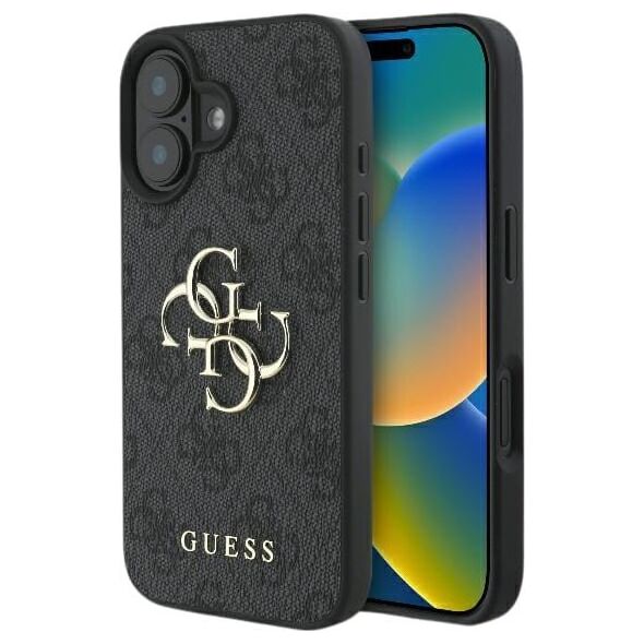 Guess Guess GUHCP16S4GMGGR iPhone 16 6.1" czarny/black hardcase 4G Big Logo